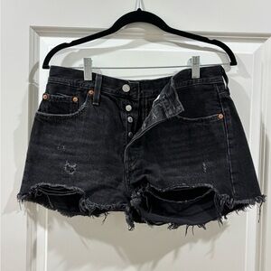Levi’s Black Denim Shorts
